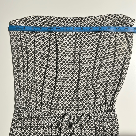 Old Navy Women Tube Halter Maxi Dress in Black and White Print Size Small - Picture 5 of 6